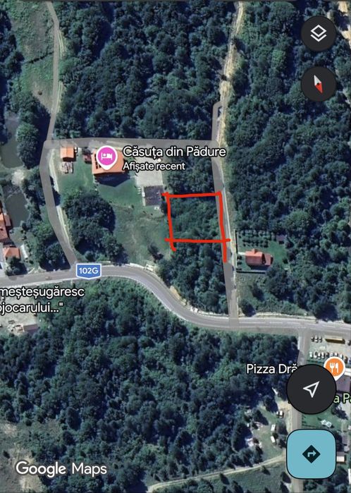 Vând teren 1000 mp (10 ari) – Drăguș, zonă turistică de top