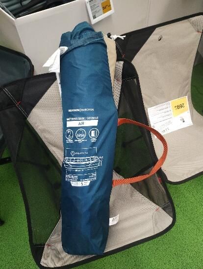 Somieră gonflabilă de camping 1 persoană, - produs resigilat Decathlon