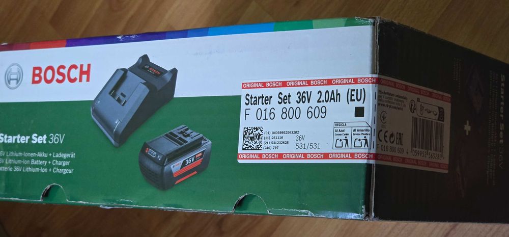 Bosch Starter Set 36V / 2,0 Ah sigilat!