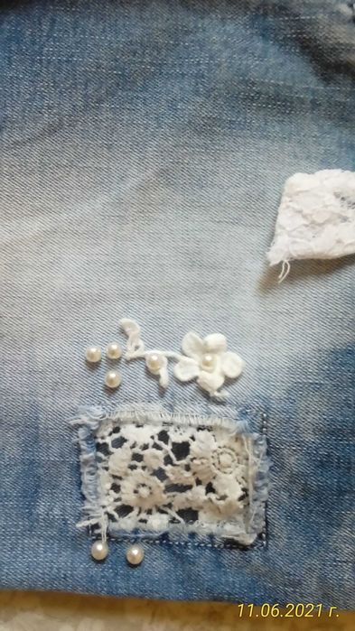 Къси дънкови панталонки,нови