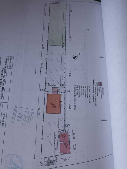 Schimb casa+1842 mp teren situata in Ciolpani Ilfov cu alta casa in Otopeni cu teren mai putin.