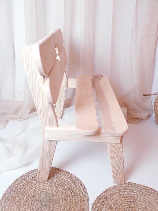 Banca copii 2 locuri, nefolosit. Hand made. Mobilier studio foto