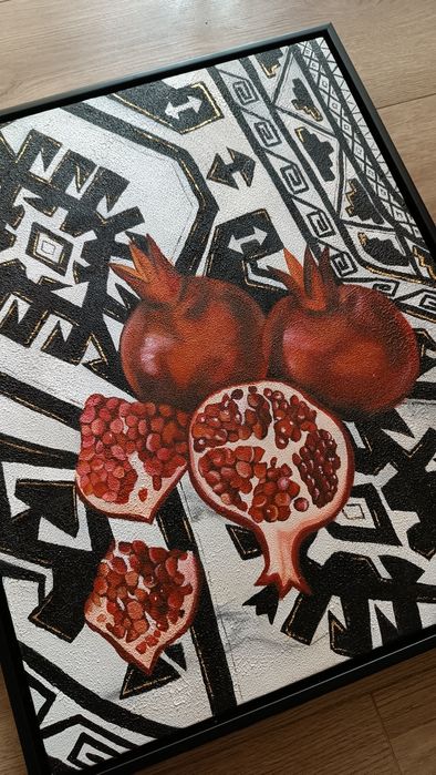 Картина Гранаты. Интерьерная картина