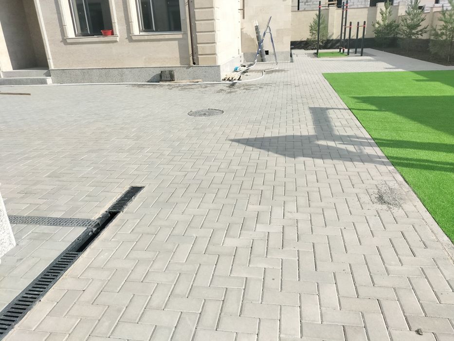 Укладка брусчатка