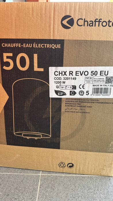 Boiler electric 50L – 1200W – Fabricat în Italia