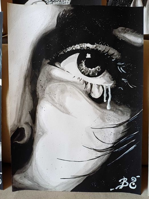 Картини - акрил върху картон без рамка