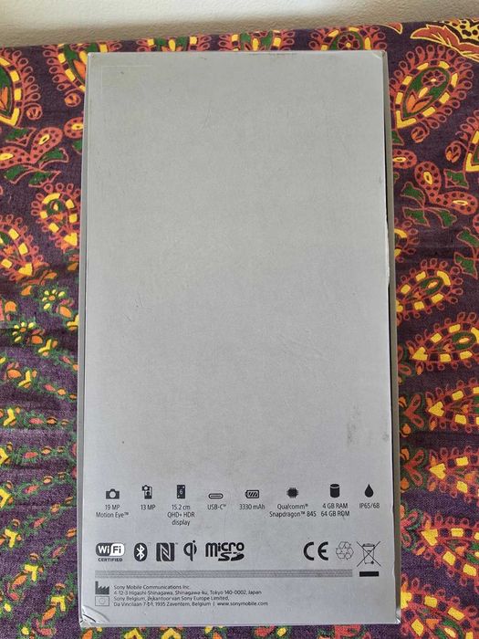 Sony XZ3 original, ideal holat (imei o'tgan) 4/64gb