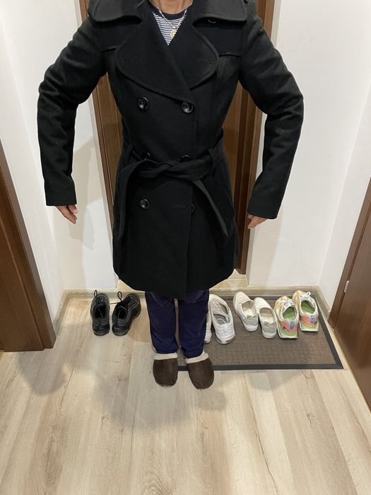 Дамско вълнено палто размер М