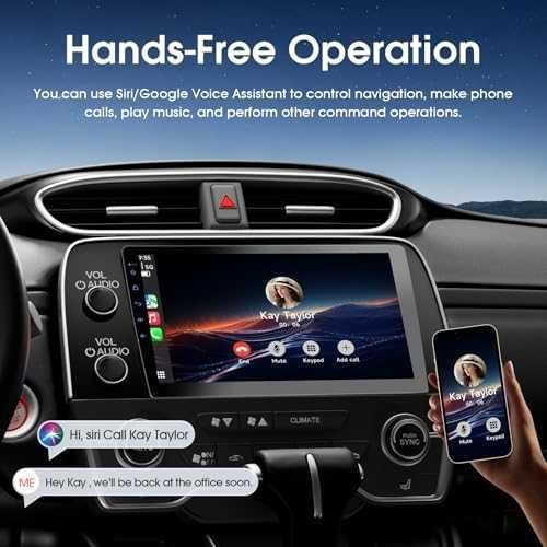 9" 2DIN радио CarPlay Android Auto Bluetooth DSP GPS HD задна камера