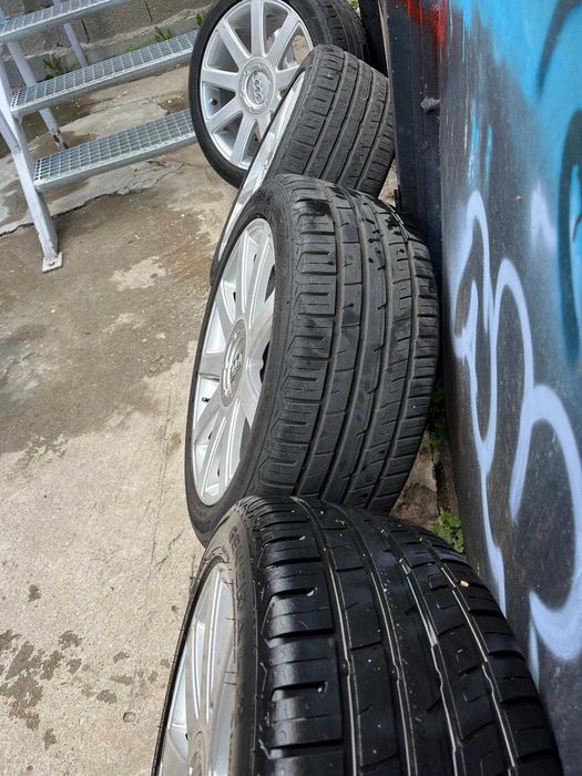 vând jante audi cu tot cu anvelope
