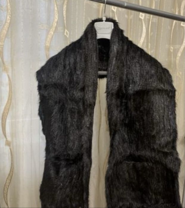 Норковый платок с карманами