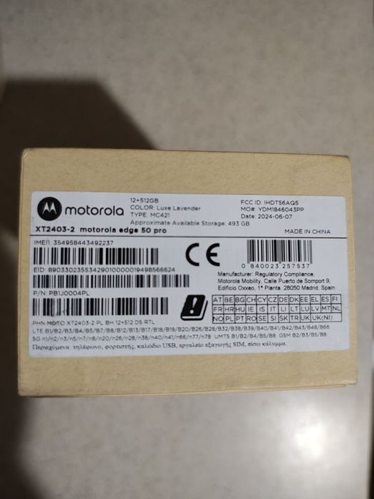 Motorola edge 50 pro. 512gb că nou. Factura și garanție!