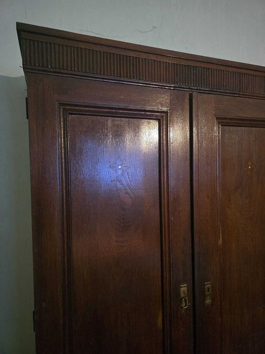 Dulap din lemn masiv de stejar – stil Art Deco / interbelic