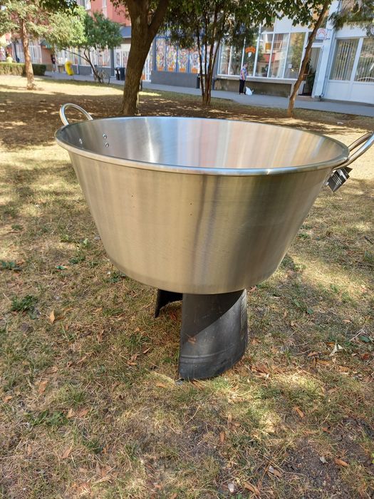 Ceaun inox/ cazan inox / cătlan inox 150L