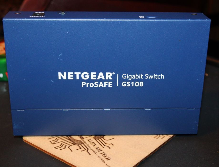 Unmanaged Switch Metal 8 x 1 Gigabit Netgear ProSafe GS108 V4