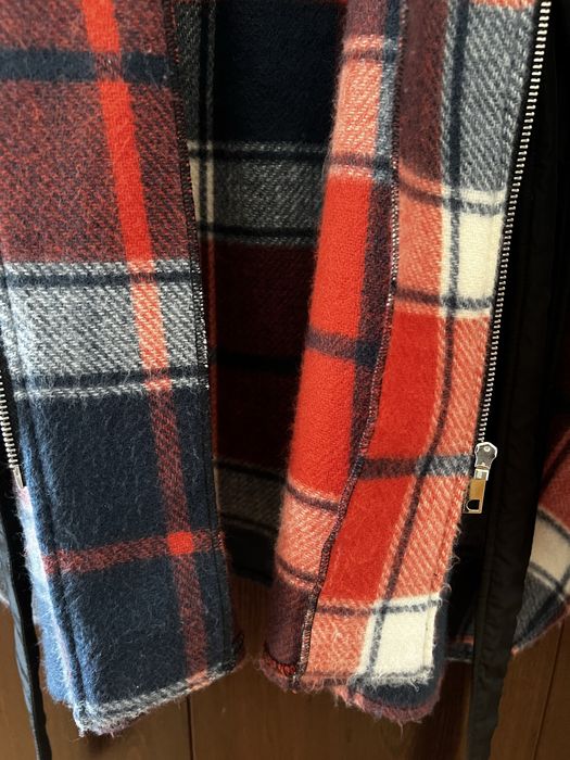 Пончо с цип и тартан десен DESIGUAL