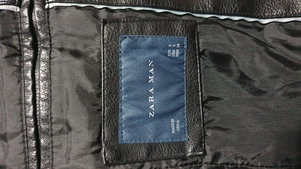 Geaca de piele ZARA S