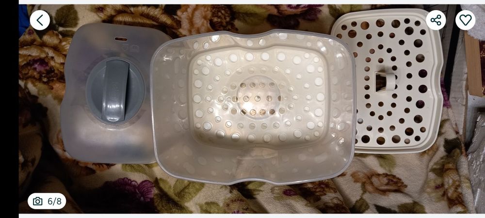 Sterilizator electric cu aburi Chicco 2in1