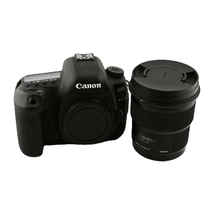 Foto Canon EOS 5D Mark IV cu obiectiv Sigma 50mm, filter size 77mm