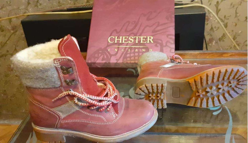 ботинки Chester c  меховой подкладкой
