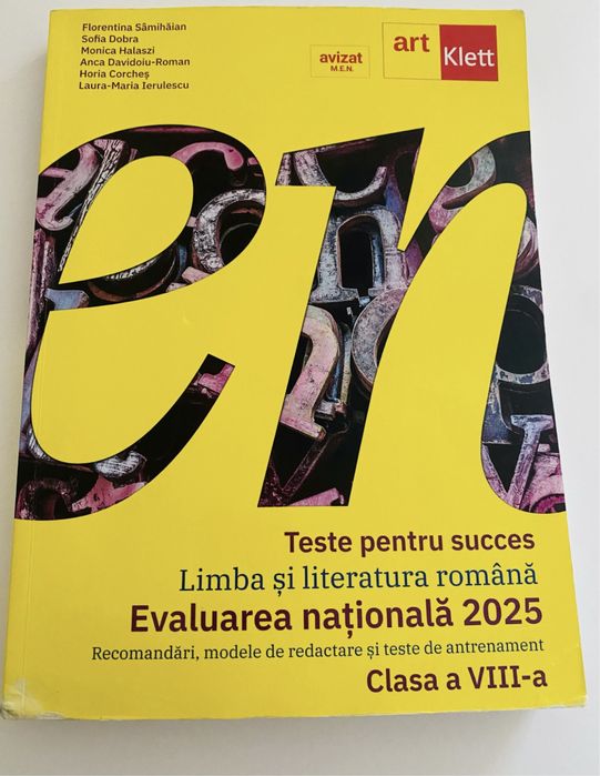 Teste pt. succes Evaluare Nationala -Romana-2025