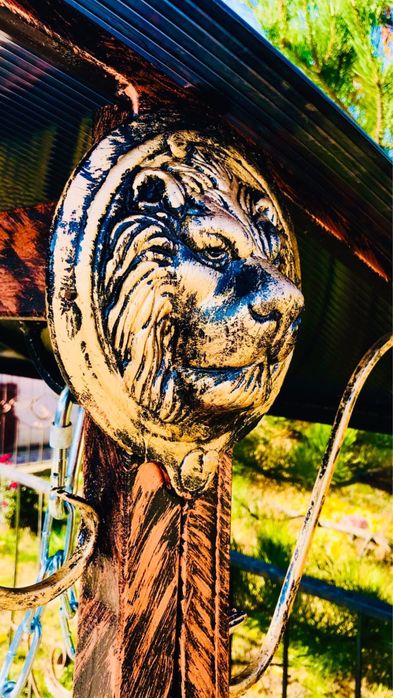 Кованые садовые качели