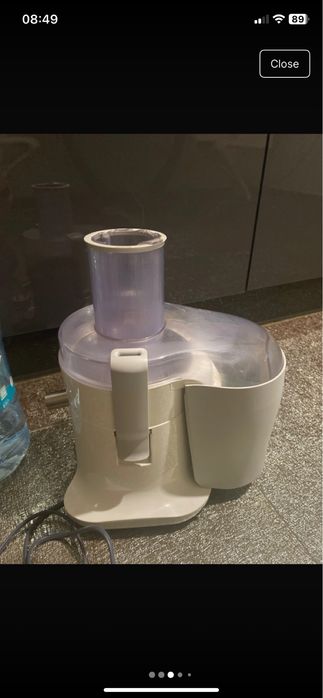 Juicer kenwood plastic top borken but not affecting the functionality