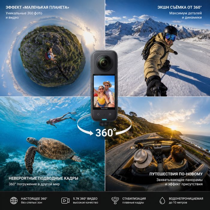 Экшн-камера Insta360 X3