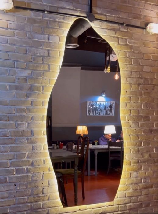 Зеркало с подсветкой на заказ