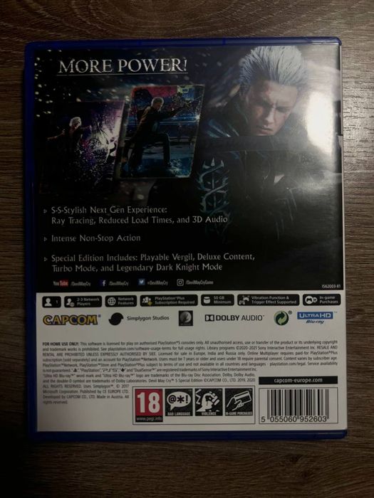 Диск Devil May Cry 5 Special Edition на playstation 5