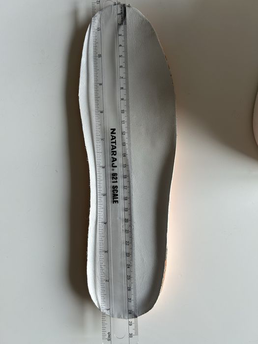 Бели кецове естествена кожа -Andrews 29см стелка