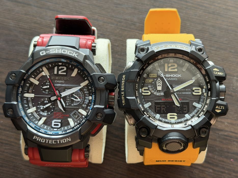 Casio G Shock GPW 1000 и GWG1000