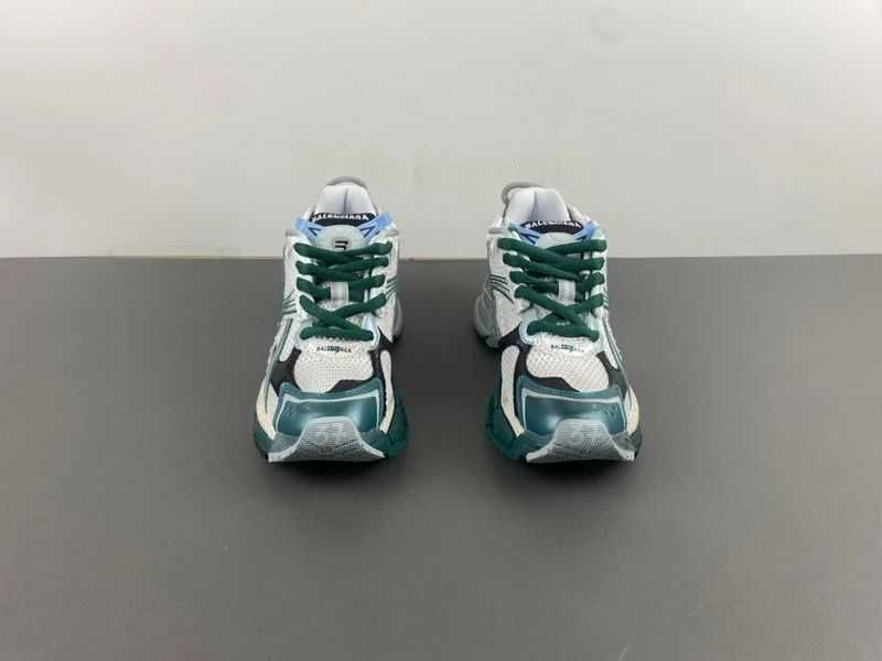 Balenciaga Runner White Green Blue Dark Grey/Black
