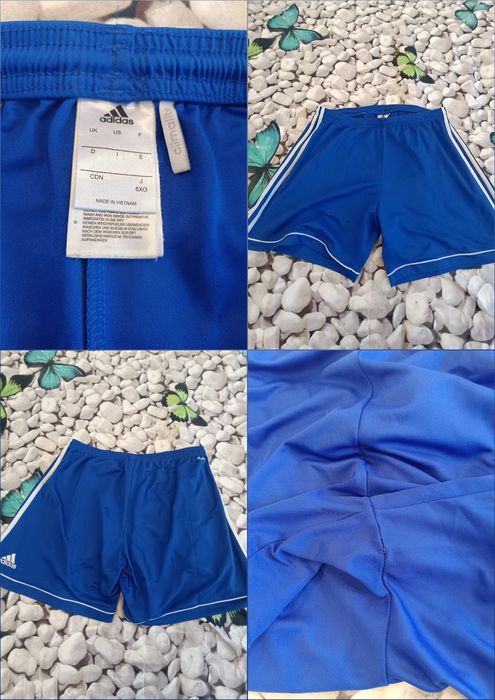 Pantaloni Scurți Adidas Albastri, Mărimea L, Stare Acceptabilă