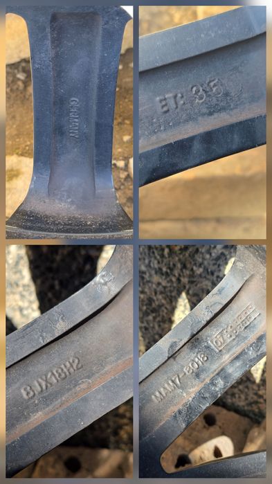 Джанти MAM7 18 5x100 със гуми