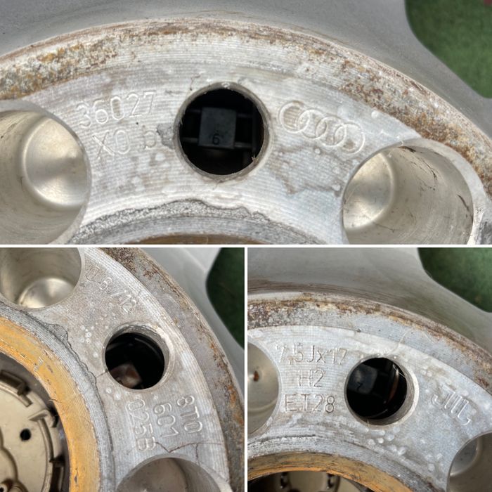 4бр. Отлични 17” Оригинални Джанти 5х112 за -AUDI- 7,5Jx17H2, ET28