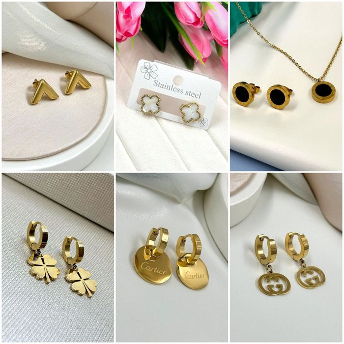 Серьги титан, отличного качества