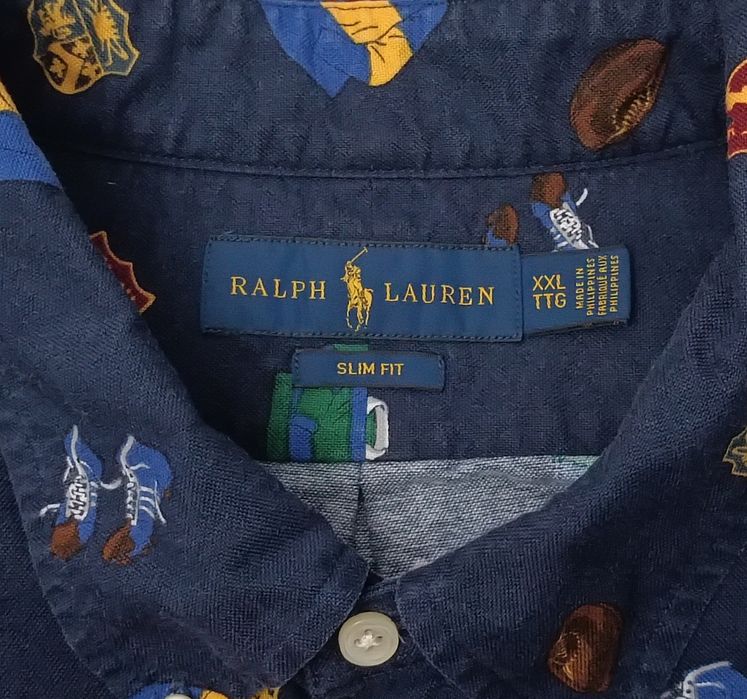 POLO Ralph Lauren оригинална риза 2XL памучна дълъг ръкав