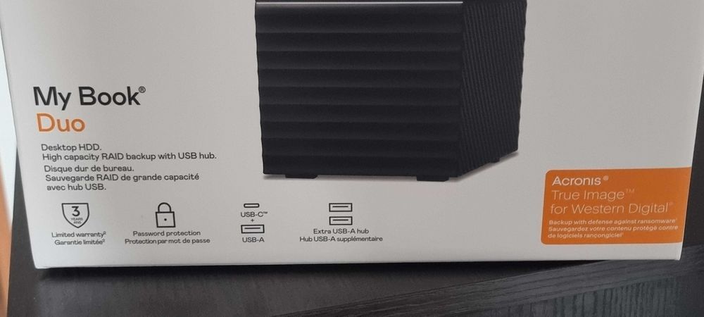 WD My Book Duo - Doar Carcasa Doc fără hdd-urile interne