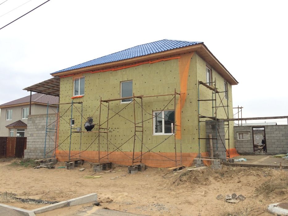 Утепление стен в Алматы.