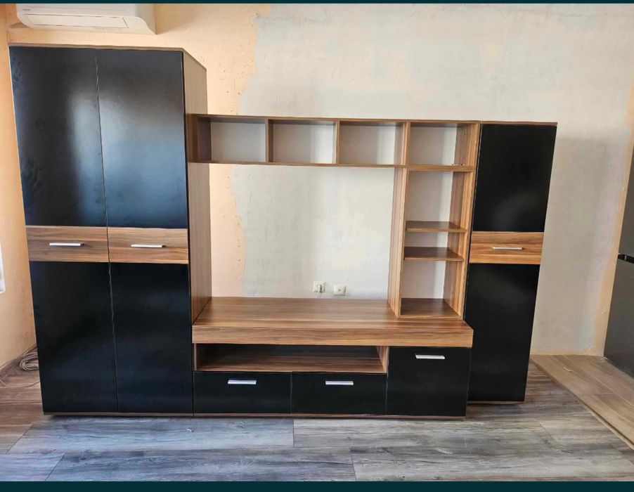 Холна секция дъб и черно ПДЧ