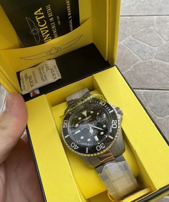 Invicta 0420 Pro Diver Titan Automatic Japonez Seiko NH35A Diver 20 Bar 45 mm