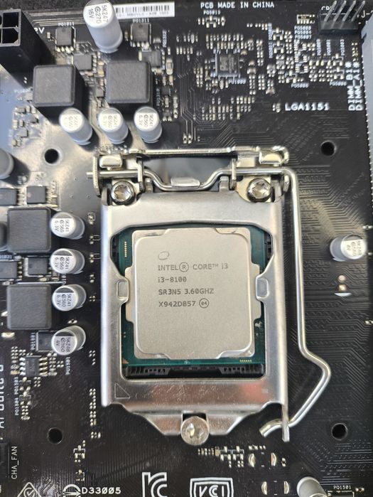 Проц/плата. Core i3-8100/H310.