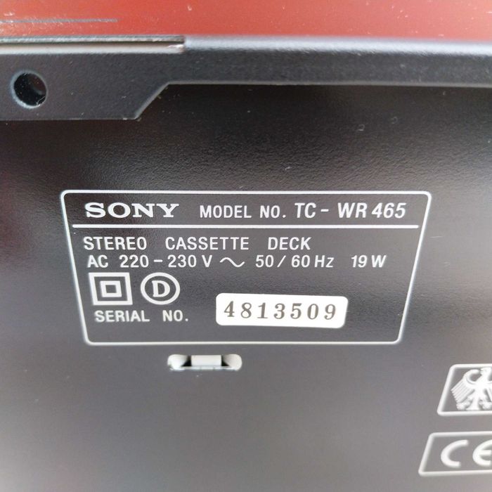 НАЙ ДОБРАТА ОФЕРТА Дек Sony TC-WR465  двукасетен