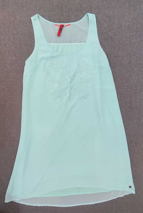 Лятна рокля цвят мента