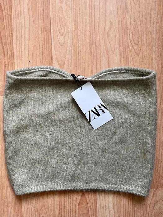 Дамско плетено бюстие ZARA