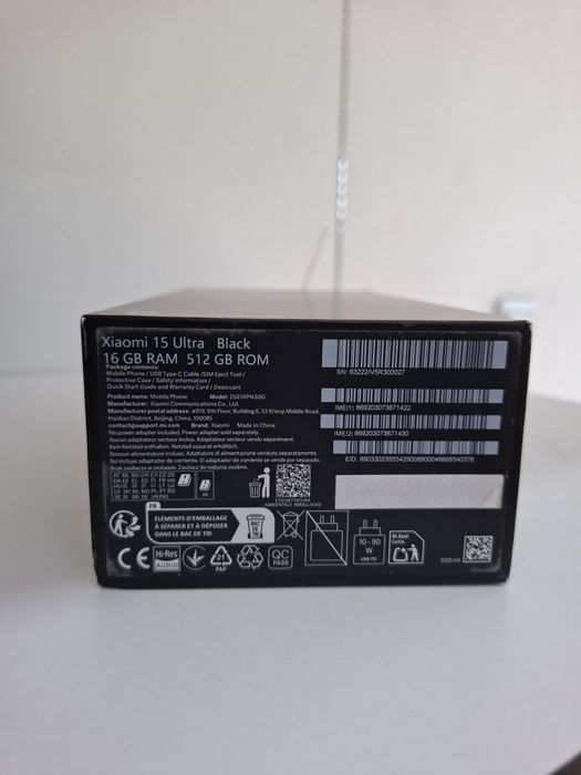 XIAOMI 15 ULTRA/ 512GB/ 16GB Ram/ NOU