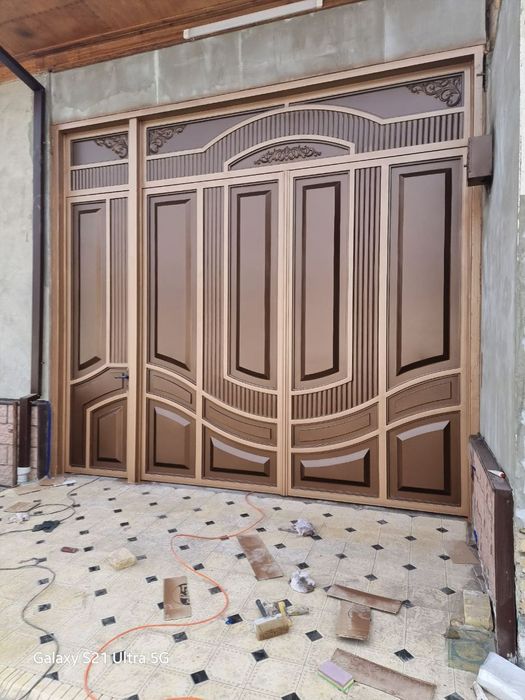 Darvoza barel sortak akfa eshik MDF eshik alcapon kraska sepish xizmat