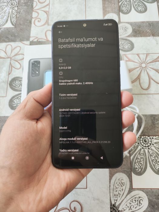 Redmi note 11 6+2 128 gb