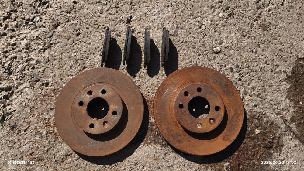Discuri frână față + plăcuțe noi Renault Kangoo 2001 1.6 16V